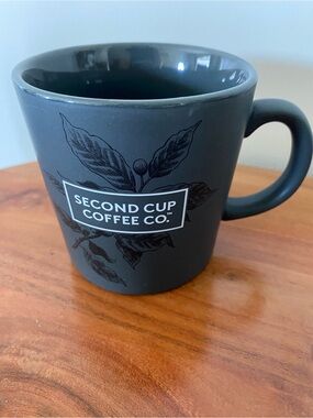 Matte Charcoal Ceramic Coffee Mug